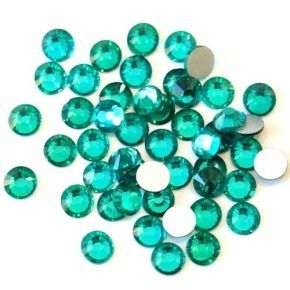 Cyrkonie szklane szlifowane Blue Zircon SS3 50 sztuk