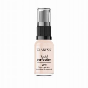 Claresa Liquid Perfection 101 Light 18g korektor i podkład kryjący 2w1