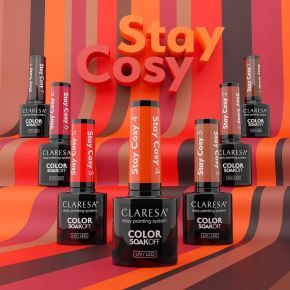 Claresa Stay Cosy 5 kolorowy lakier hybrydowy do paznokci 5g
