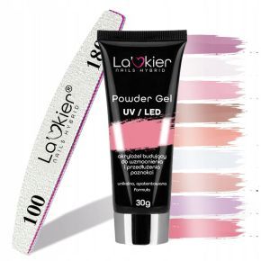 La'kier Powder Gel Akrylożel 30ml (kolor do wyboru) + pilnik łódka