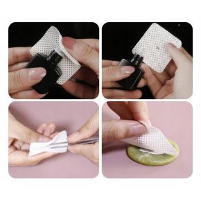 La'kier zestaw do manicure 200 x waciki bezpyłowe + 20 x pilnik łódka