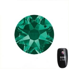 Cyrkonie szklane szlifowane Emerald SS10 50 sztuk