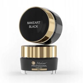 Makear Makeart Black żel do zdobień czarny 5ml