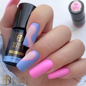 3 x Boska Nails kolorowy lakier hybrydowy (kolor do wyboru) + 4 x pilnik MaluLac GRATIS