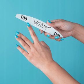 La'kier profesjonalny zestaw do manicure pilniki, bloki, polerka, waciki + GRATISY