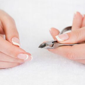 Lexwo R01 5mm srebrne cążki do skórek i paznokci ze stali chirurgicznej