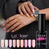 Zestaw do paznokci hybrydowych: 10 x La'kier + Lakiery + Lampa UV LED + akcesoria - 8