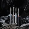 Staleks Zestaw frezów węglik spiekany FT70R040/13 + diamentowy płomień łezka - 4