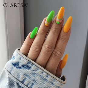 Claresa zestaw do hybrydy kolorowy lakier + naklejka do zdobień GRATIS
