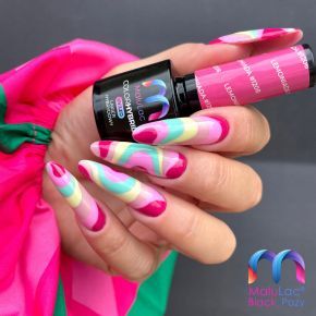MaluLac patyczki do manicure i pedicure 110mm drewniane komplet 100 sztuk