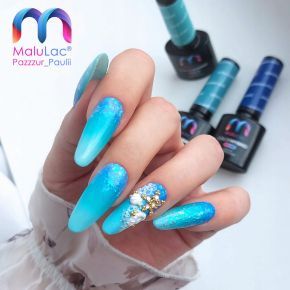 MaluLac patyczki do manicure i pedicure 110mm drewniane komplet 100 sztuk