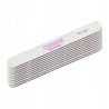 Pilnik Professional High Quality do paznokci prosty szary zebra gradacja 180/240 - 2