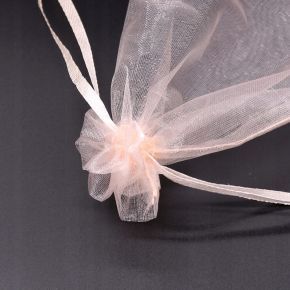 Woreczki z organzy na podarunki czarne 10*15cm 100 sztuk