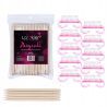 Zestaw do usuwania pyłu 10 x szczoteczka + 100 x patyczki do manicure - 1