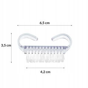 Zestaw do usuwania pyłu 10 x szczoteczka + 100 x patyczki do manicure