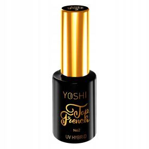 Yoshi Top French nr 2 półtransparentny do lakierów hybrydowych nude 10ml