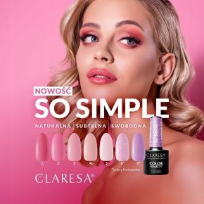 Claresa So Simple 2 kolorowy lakier hybrydowy 5g