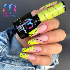 MaluLac Mini zestaw startowy do hybrydy 1 x lakier hybrydowy + baza + top + akcesoria