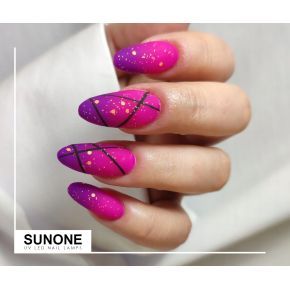 SunOne mini zestaw startowy do hybrydy 1 x lakier hybrydowy + Baza kauczukowa + Top + preparaty + akcesoria
