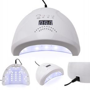 MaluLac zestaw do żelu 1 x żel 45g (kolory do wyboru) + lampa UV + preparaty + akcesoria