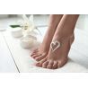 10 x Kapturek ścierny do pedicure korund EXO 13mm gradacja 220 hard biały - 10