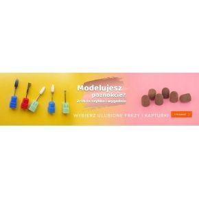 10 x Kapturek ścierny do pedicure korund EXO 13mm gradacja 220 hard biały