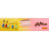 10 x Kapturek ścierny do pedicure korund EXO 13mm gradacja 220 hard biały - 14