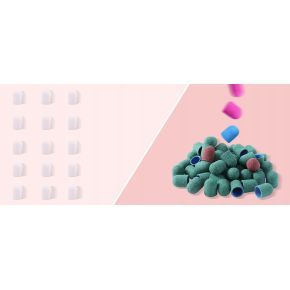 100 x Kapturek ścierny do pedicure korund EXO 13mm gradacja 60 hard biały
