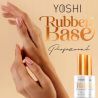 Yoshi Rubber Base Glitter 9 baza kauczukowa do paznokci hybrydowych 10ml - 10