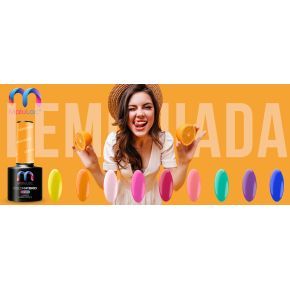 Zestaw Summer MaluLac Lemoniada 9 x lakier hybrydowy