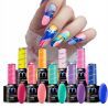 Zestaw Summer MaluLac Lemoniada 9 x lakier hybrydowy + lampa uv/led - 2