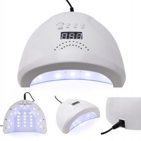 Zestaw Summer MaluLac Lemoniada 9 x lakier hybrydowy + lampa uv/led