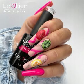 Zestaw La’kier Summer Feelings 9 x lakier hybrydowy Hema Free + Top Extra Matt No Wipe + Top Powerful Glass