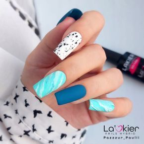 Zestaw La’kier Summer Feelings 9 x lakier hybrydowy Hema Free + Top Extra Matt No Wipe + Top Powerful Glass