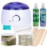 Zestaw startowy do depilacji woskiem 2 x ItalWax wosk w puszce 400ml + podgrzewacz + preparat przed i po + akcesoria - 1