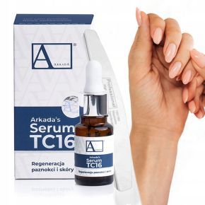 Arkada TC16 serum kolagenowe regeneracja paznokci i skóry z kolagenem 11ml + polerka łódka GRATIS