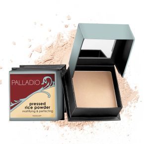 Palladio Rice Powder translucent 7,25g prasowany puder ryżowy matujący do twarzy