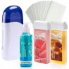ItalWax Zestaw do depilacji - podgrzewacz + 2x wosk w rolce 100ml + preparat + paski - 1