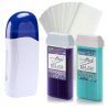 ItalWax Zestaw do depilacji - podgrzewacz + 2x wosk w rolce Flex 100ml + paski - 1