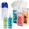 ItalWax Zestaw do depilacji - podgrzewacz + 3x wosk w rolce 100ml + preparaty + paski - 1