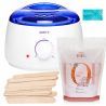 ItalWax Zestaw do depilacji - podgrzewacz + wosk w granulkach Crystal 250ml + szpatułki - 1