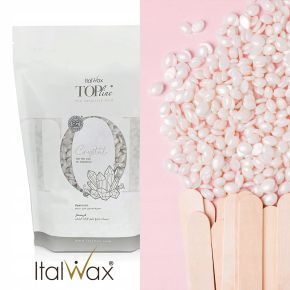 ItalWax Zestaw do depilacji - podgrzewacz + wosk w granulkach Crystal 250ml + szpatułki