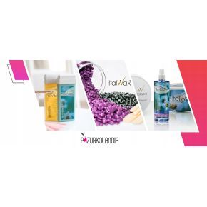 ItalWax Zestaw do depilacji - podgrzewacz + wosk w granulkach Orchid 250ml + szpatułki