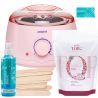 ItalWax Zestaw do depilacji - podgrzewacz + wosk w granulkach Pink Pearl 250ml + szpatułki + preparaty - 1
