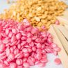 ItalWax Zestaw do depilacji - podgrzewacz + wosk w granulkach Pink Pearl 250ml + szpatułki + preparaty - 9