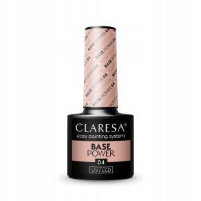 Claresa Power Base 04 naturalny cover baza do lakierów hybrydowych 5ml