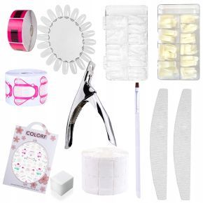 MaluLac zestaw do żelu 2 x żel 12g (kolory do wyboru) + lampa + akcesoria