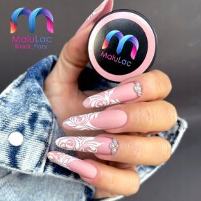 MaluLac zestaw do żelu 2 x żel 12g (kolory do wyboru) + lampa + akcesoria