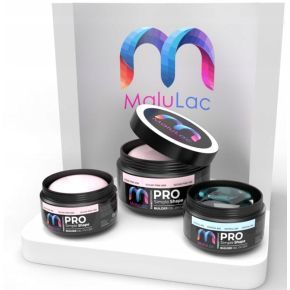 MaluLac zestaw do żelu 2 x żel 12g (kolory do wyboru) + lampa + akcesoria