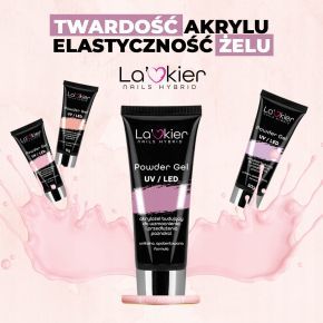 La’kier zestaw uzupełniający do akrylożelu 1 x Powder Gel 30ml + formy + akcesoria